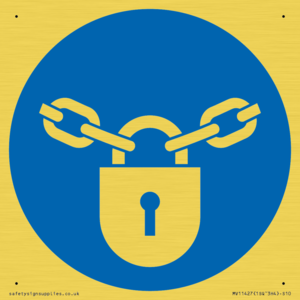 Mandatory: Keep locked